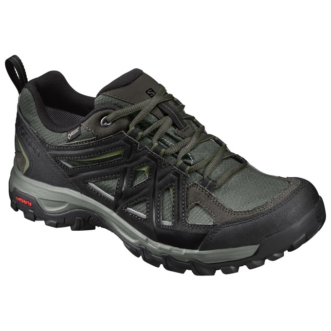 SALOMON EVASION 2 GTX® Philippines - Men's Hiking Shoes - Olive/Black | 168230-UWI